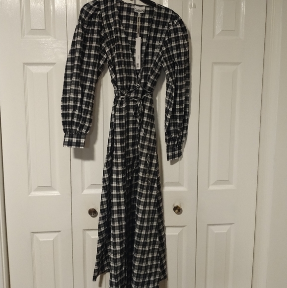 Ganni Checked Dress - Picture 5 of 11